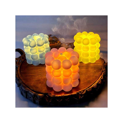 Round bubble led candle